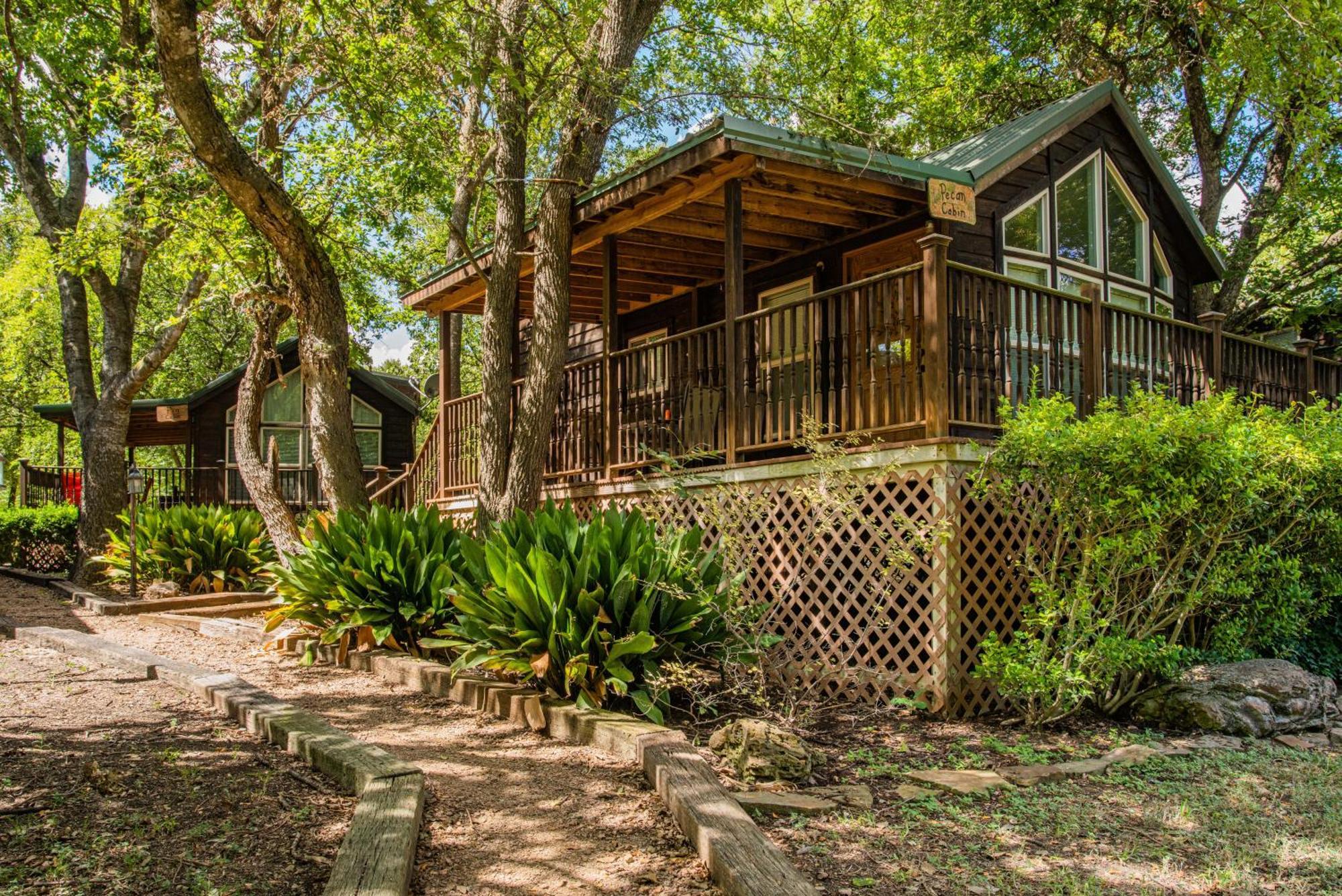 Pecan Cabin Fredericksburg Bagian luar foto